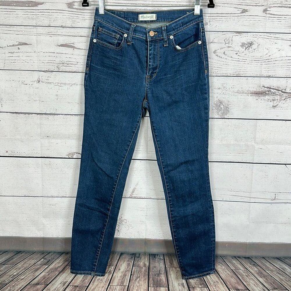 Madewell Jeans Womens 27 Blue High Riser Skinny Stretch Casual Denim Preppy‎